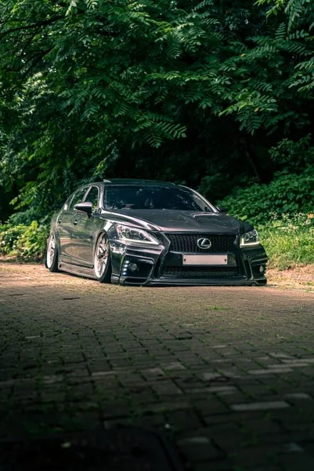 Lexus LS460L 튜닝카 잡디자인 바디킷 전체랩핑 CYS Film Tungsten 컬러 안산 / 경기 안산