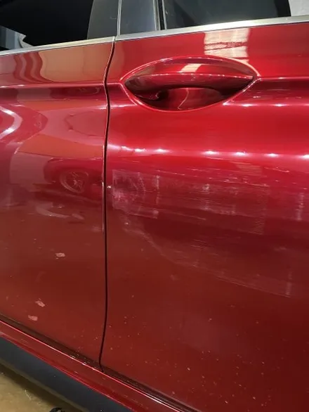 BMW F10 520d 5시리즈 뱀파이어 레드 루비레드 드래곤블러드 부분 랩핑 재시공 안산 / 경기 안산
