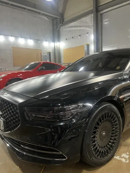 제네시스 G90 마이바흐 투톤 전체랩핑 듀오톤 랩핑 작업 안산 / 경기 안산