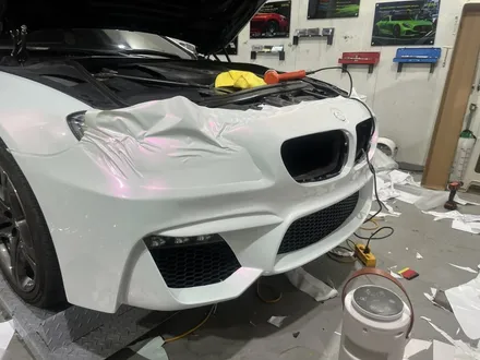 BMW 6시리즈 전체랩핑 고광택 PET White to Purple 랩핑 안산 / 경기 안산