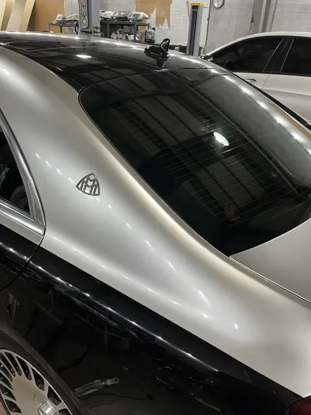 벤츠 S클래스 W222 마이바흐 투톤 Maybach 듀오톤 duo ton CYS Film Light Champagne Gold 라이트샴페인골드 랩핑 안산 / 경기 안산