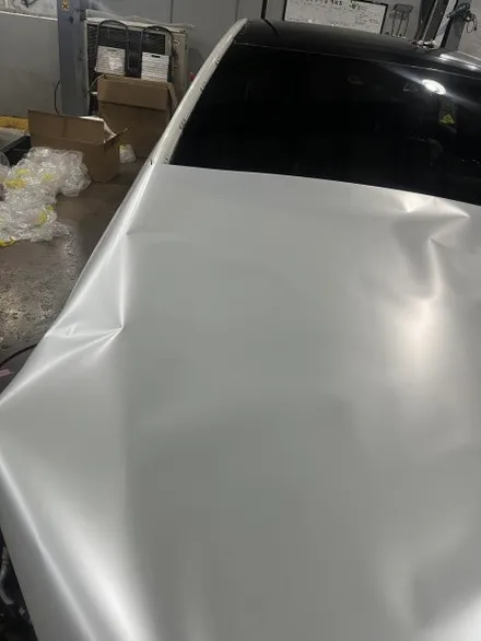 벤츠 W222 S클래스 S63개조 CYS Film Pearl Metal White 펄 메탈 화이트 전체랩핑 작업 안산 바디킷 / 경기 안산