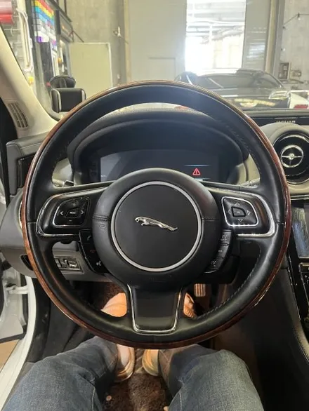재규어 XJL CYS Film BMW 탄자나이트 블루 전체랩핑, 실내버튼류 복원, 실내 우드 죽이기 랩핑 작업 안산 / 경기 안산