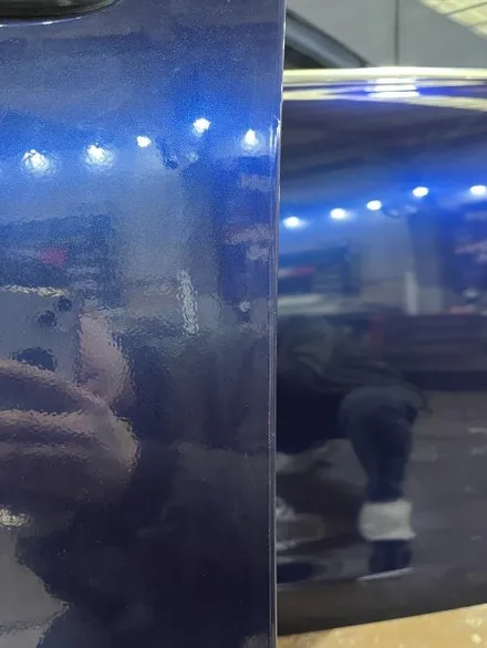 재규어 XJL CYS Film BMW 탄자나이트 블루 전체랩핑, 실내버튼류 복원, 실내 우드 죽이기 랩핑 작업 안산 / 경기 안산