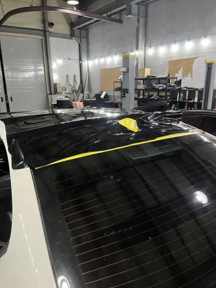 BMW F10 520d PET 피아노블랙 고광택 블랙 루프스킨 랩핑 작업 안산 / 경기 안산
