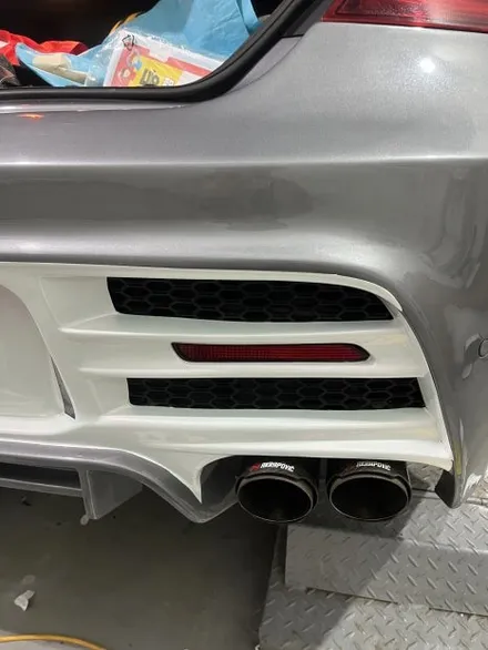 BMW 6시리즈 전체랩핑 고광택 PET White to Purple 랩핑 안산 / 경기 안산