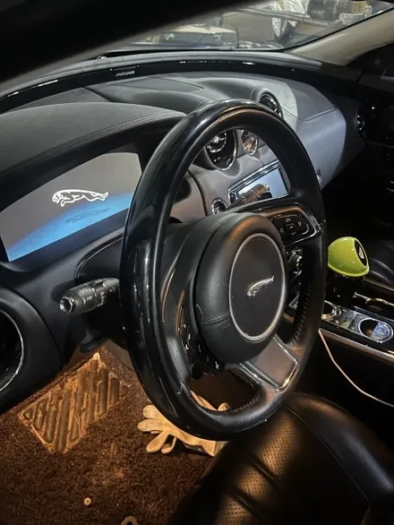 재규어 XJL CYS Film BMW 탄자나이트 블루 전체랩핑, 실내버튼류 복원, 실내 우드 죽이기 랩핑 작업 안산 / 경기 안산