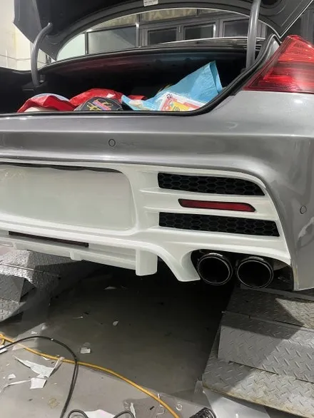 BMW 6시리즈 전체랩핑 고광택 PET White to Purple 랩핑 안산 / 경기 안산