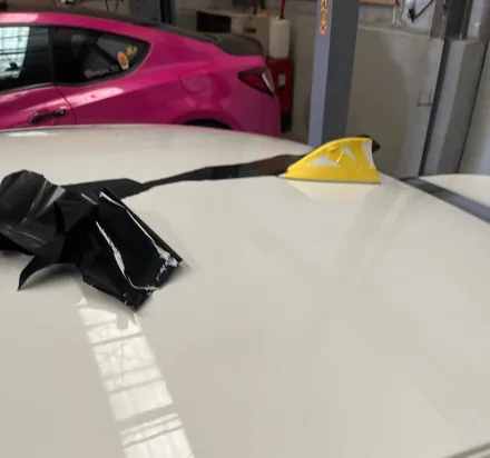 BMW F10 520d PET 피아노블랙 고광택 블랙 루프스킨 랩핑 작업 안산 / 경기 안산