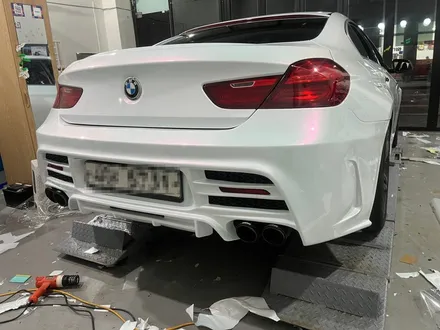 BMW 6시리즈 전체랩핑 고광택 PET White to Purple 랩핑 안산 / 경기 안산