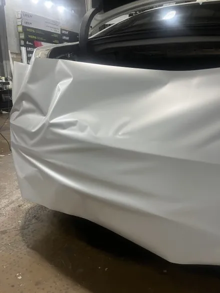 벤츠 W222 S클래스 S63개조 CYS Film Pearl Metal White 펄 메탈 화이트 전체랩핑 작업 안산 바디킷 / 경기 안산