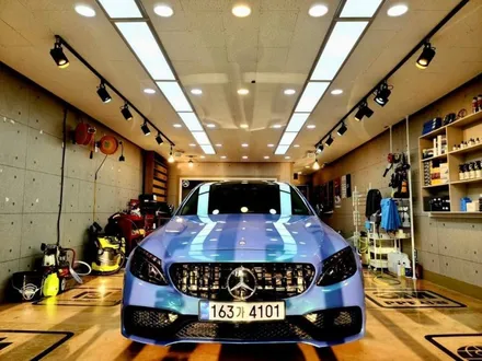 Mercedes-Benz C-class PPF 헤드라이트 (스모그) 시공 / 포항시 남구 오천읍