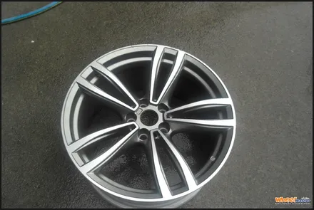 [울산다이아몬드컷팅휠][울산휠복원]bmw g11/g12 7시리즈 순정 다이아몬드컷팅휠수리 / 울산 북구