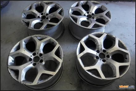 [울산휠][휠수리]bmwx6 순정휠 하이퍼메탈 분체도장 휠도색 / 울산 북구