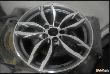 [울산휠][울산휠수리]bmw x3순정 다이아몬드컷팅휠 휠복원 / 울산 북구