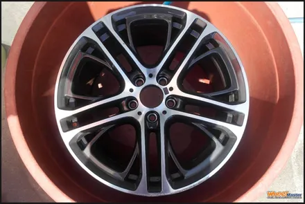 [울산휠][다이아몬드컷팅휠][휠수리]bmwx4순정휠 다이아몬드컷팅휠복원 / 울산 북구