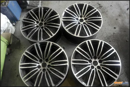 [울산휠수리]bmw g30 5시리즈 유광블랙 분체도장 휠도색 / 울산 북구