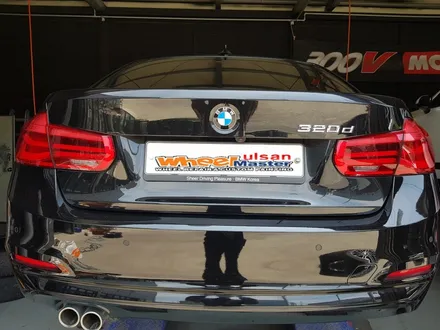 [울산휠마스터][울산휠도색잘하는집][블랙유광휠도색]bmw 3시리즈 블랙유광 분체도장 / 울산 북구