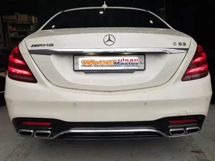 [울산휠마스터][휠도색][캘리퍼도색]벤츠 S63 AMG 블랙유광 분체도장 및 캘리퍼 도색 / 울산 북구
