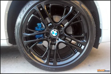 [울산휠][휠수리][휠도색]bmwx4 20인치 순정휠 블랙유광 분체도장 휠도색[휠복원] / 울산 북구