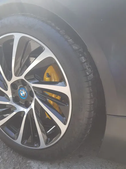 [울산휠마스터][캘리퍼도색][울산캘리퍼도색잘하는집]BMW i8 캘리퍼 도색 / 울산 북구