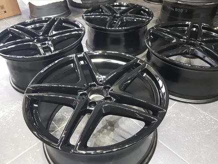 [울산휠마스터][휠도색][캘리퍼도색]벤츠 S63 AMG 블랙유광 분체도장 및 캘리퍼 도색 / 울산 북구