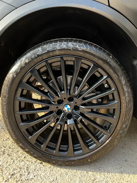 [울산휠마스터][휠도색잘하는집]BMW X7 블랙무광 휠도색 / 울산 북구