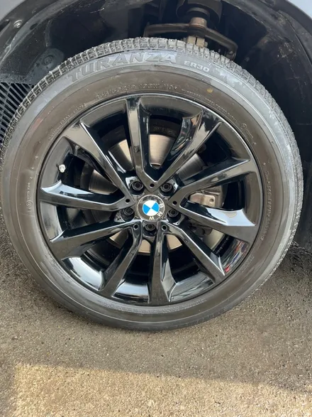 [울산휠마스터][휠도색잘하는집]BMW X6 블랙유광 휠도색 / 울산 북구
