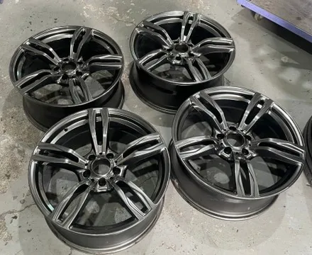 [울산 휠마스터] BMW F10 5시리즈 고스트크롬 휠 복원 도색 / 울산 북구