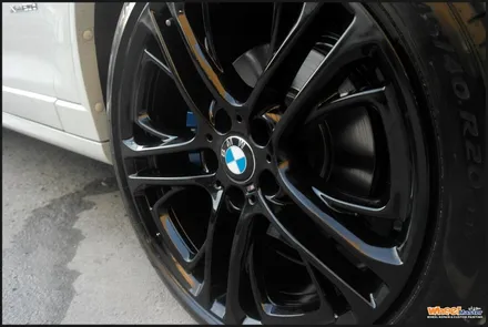 [울산휠][휠수리][휠도색]bmwx4 20인치 순정휠 블랙유광 분체도장 휠도색[휠복원] / 울산 북구