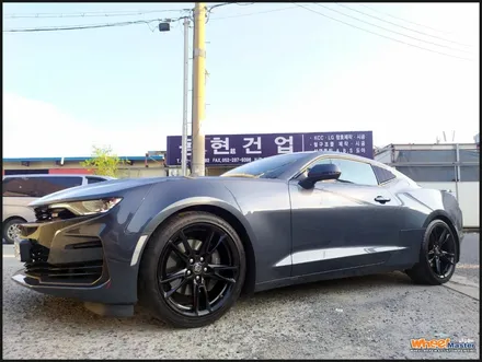 [울산휠수리][휠도색]쉐보레 카마로 순정휠 블랙유광 분체도장 휠도색[휠복원] / 울산 북구