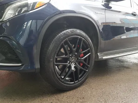 [울산휠마스터][울산휠도색잘하는집][벤츠휠도색]벤츠 GLE 63AMG 블랙유광 분체도장 / 울산 북구