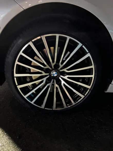 [울산휠마스터][울산휠복원][휠복원맛집]BMW 7시리즈 블랙 다이아몬드컷팅 휠 커스텀 / 울산 북구