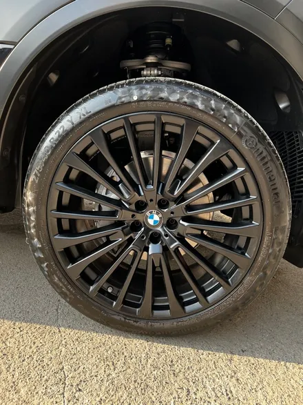 [울산휠마스터][휠도색잘하는집]BMW X7 블랙무광 휠도색 / 울산 북구