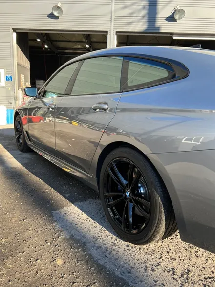 [울산휠마스터][울산휠도색][휠복원도색맛집]BMW 6 GT 휠 블랙유광 도색 / 울산 북구