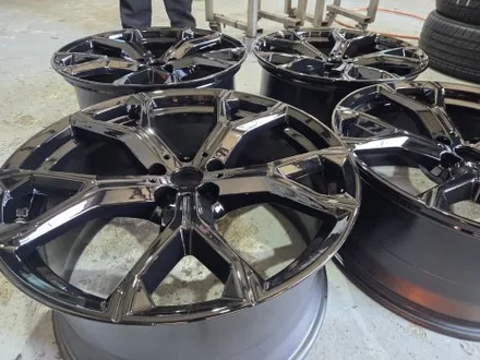 [울산 휠복원] 휠마스터 BMW X5 21인치 741M 휠 유광블랙 분체도장 휠도색 작업 / 울산 북구