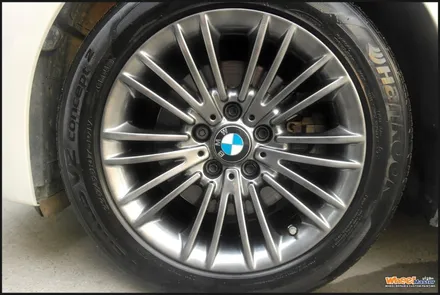 [휠수리][울산휠복원]bmw 520d 순정휠 하이퍼메탈 휠도색 / 울산 북구