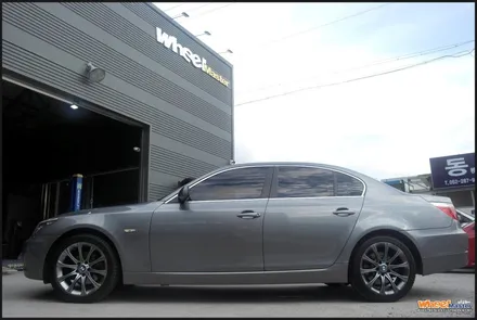 [울산휠][휠도색]bmw e60 5시리즈 하이퍼메탈 분체도장 휠도색 / 울산 북구