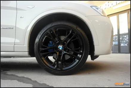 [울산휠][휠수리][휠도색]bmwx4 20인치 순정휠 블랙유광 분체도장 휠도색[휠복원] / 울산 북구