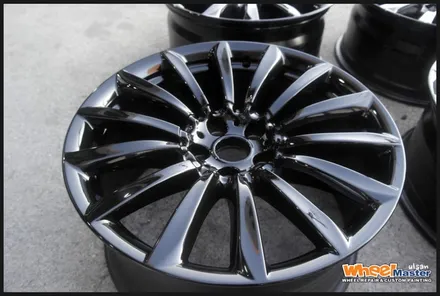 [울산휠][휠수리]bmw gt 순정휠 블랙유광 분체도장 휠도색 / 울산 북구