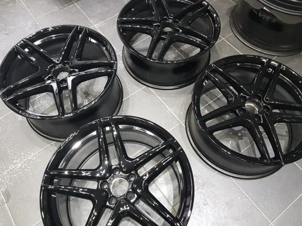 [울산휠마스터][휠도색][캘리퍼도색]벤츠 S63 AMG 블랙유광 분체도장 및 캘리퍼 도색 / 울산 북구