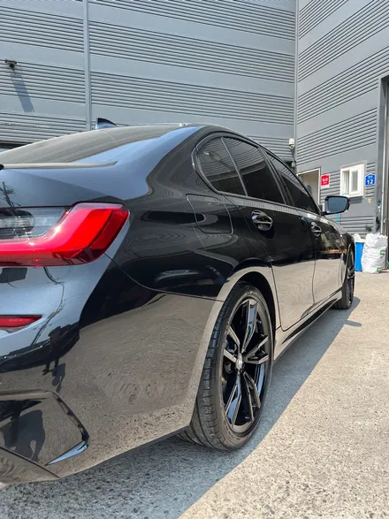 [울산휠마스터][울산휠복원][휠복원맛집]BMW 340I 블랙 유광 휠 도색 / 울산 북구
