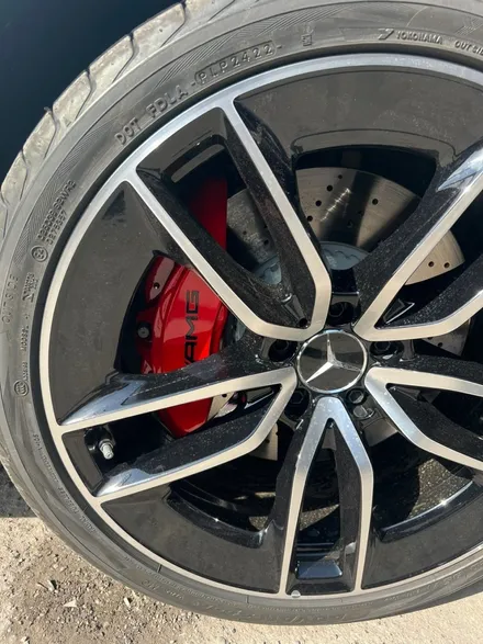 [울산휠마스터][울산캘리퍼도색][캘리퍼도색잘하는집]벤츠 CLS 53 AMG 캘리퍼 도색 / 울산 북구