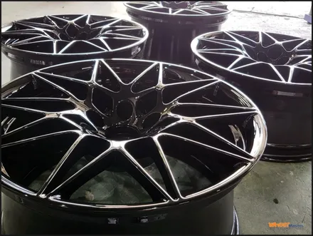 [울산휠도색,휠수리,휠복원] 울산휠마스터 bmw m4 컴페티션 20인치 666m휠 블랙유광 휠도색 / 울산 북구
