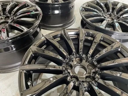 울산휠마스터 BMW 7시리즈 유광블랙 분체도장 휠 복원 도색 / 휠수리 / 울산 북구