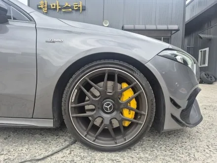[울산휠마스터] 벤츠 A45 AMG 캘리퍼도색 / 울산휠도색, 울산휠복원 / 울산 북구