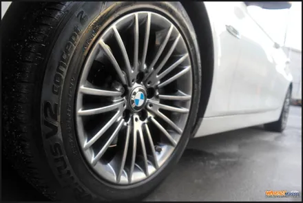 [휠수리][울산휠복원]bmw 520d 순정휠 하이퍼메탈 휠도색 / 울산 북구