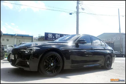 [울산휠수리][울산휠]bmw 320d 순정휠 블랙유광 휠도색 / 울산 북구