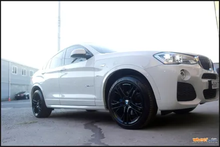 [울산휠][휠수리][휠도색]bmwx4 20인치 순정휠 블랙유광 분체도장 휠도색[휠복원] / 울산 북구