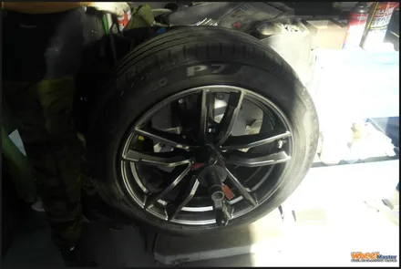 [울산휠수리][휠복원] bmw g30 520d 순정휠 하이퍼메탈 분체도장 휠도색 / 울산 북구